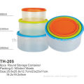 round plastic strorage box